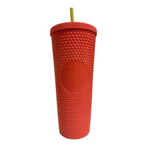 NWT Starbucks Limited Edition Summer 2022 Dragonfruit Coral StudTumbler 24 Oz